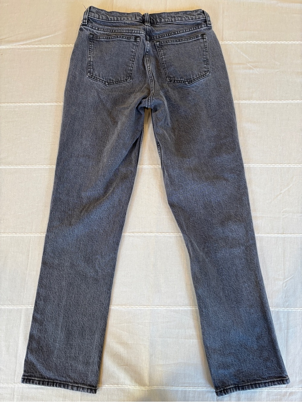 Abercrombie & Fitch Curve Love 90s Straight Jeans Women’s 26R Gray Wash mid rise - Picture 3 of 9